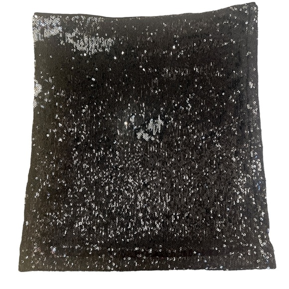 3 FOR $15 🙌🏼 XXI S/P Black Sequin Cocktail Party Mini Skirt Stretchy Sexy Sleek - Picture 1 of 1